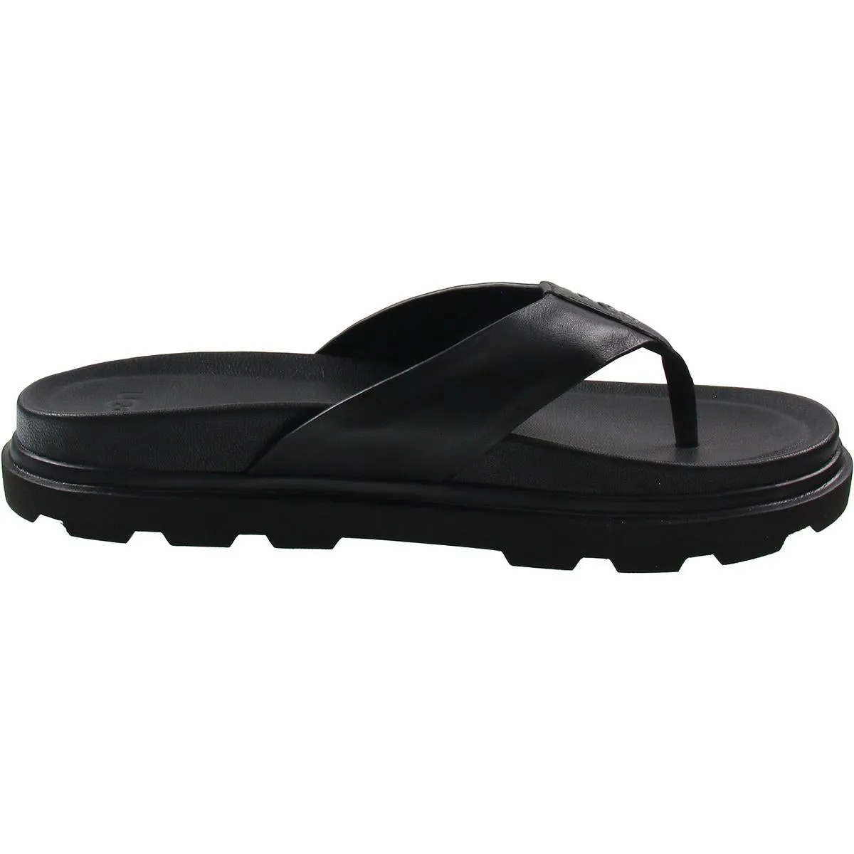 Capitola Flip Mens Solid Leather Flip-Flops