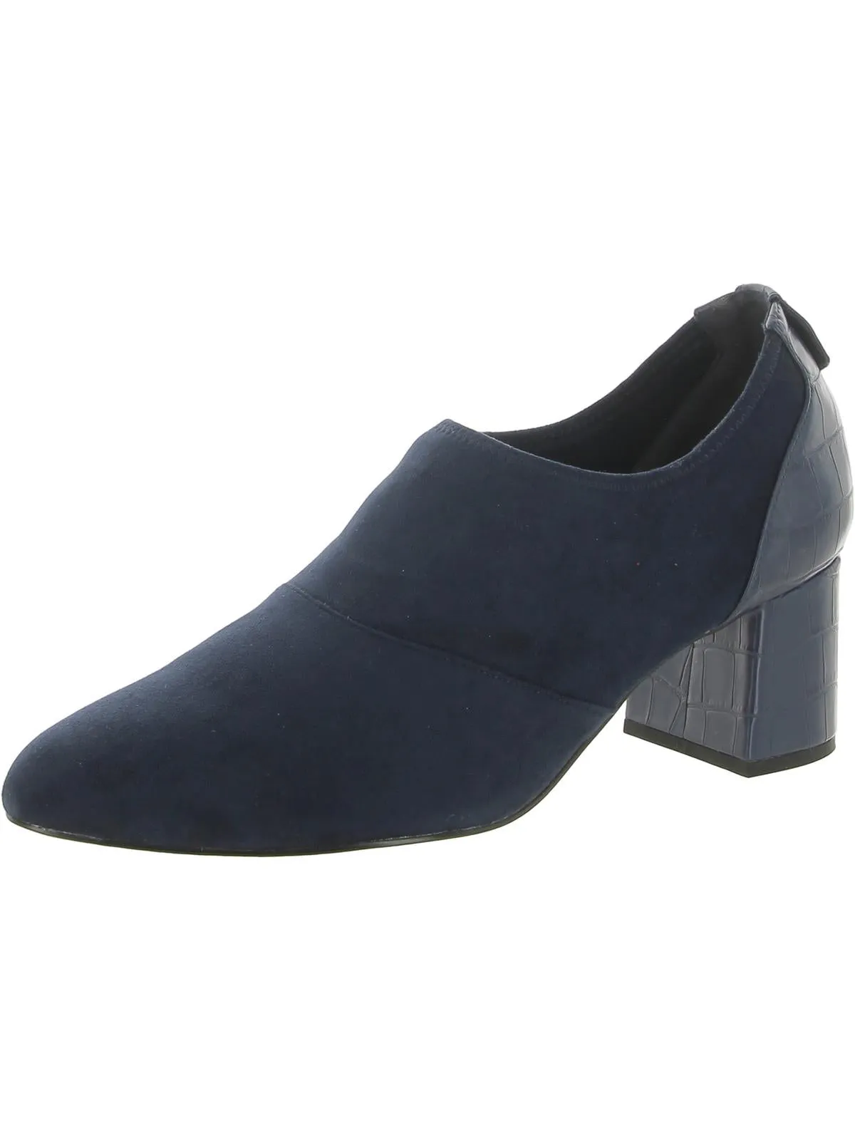 Caraway Womens Faux Suede Pointed Toe Shooties