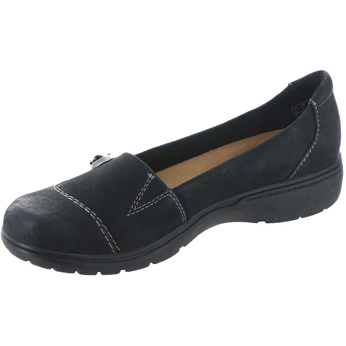 Carleigh Lulin Womens Comfort Insole Slip On Loafers