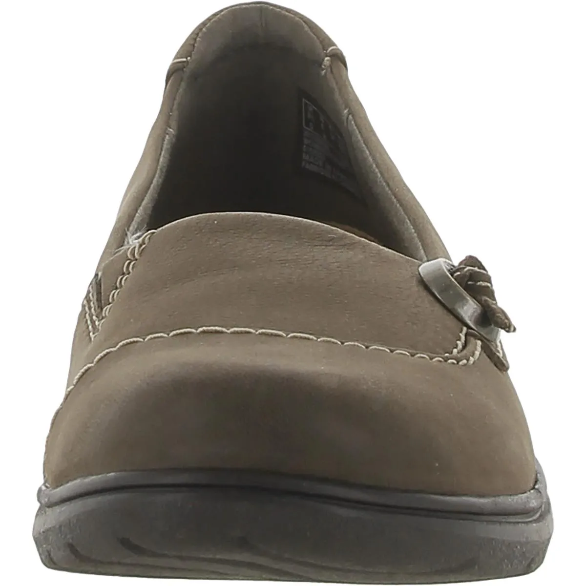 Carleigh Lulin Womens Nubuck Slip On Loafers