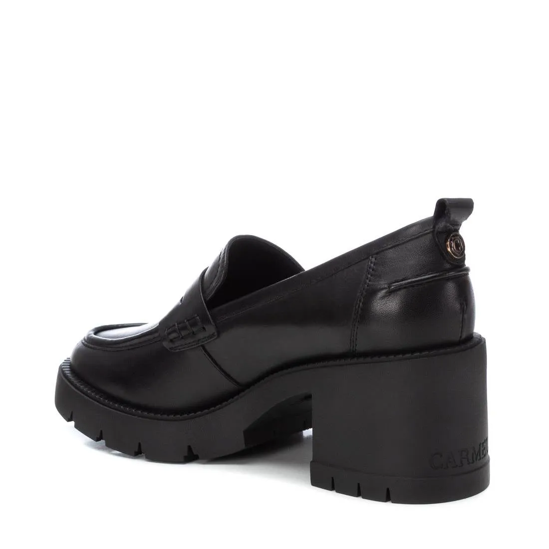 Carmela Leather Collection Women's Heeled Penny Loafers by Xti