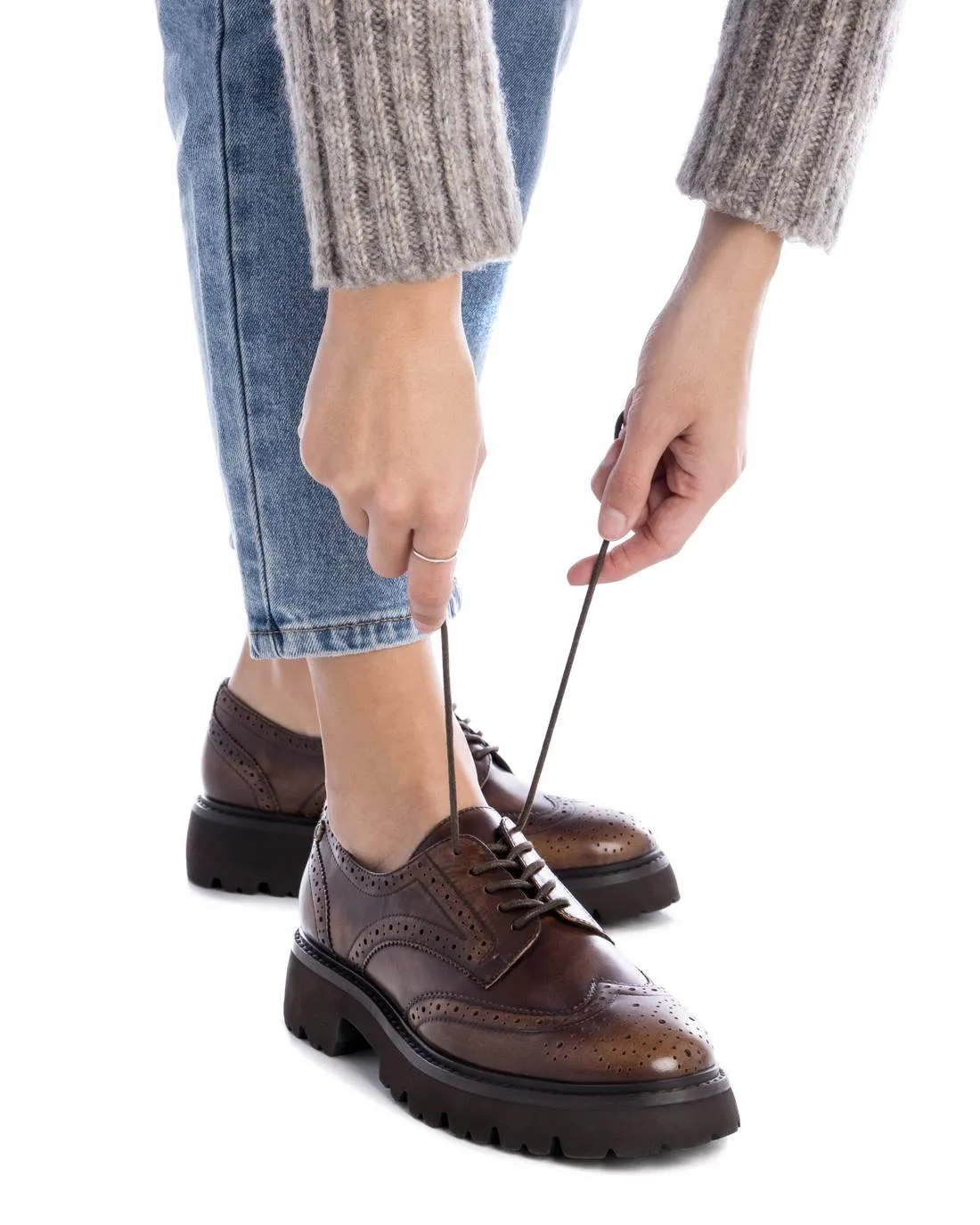 Carmela Leather Collection Women's Penny Oxfords by Xti