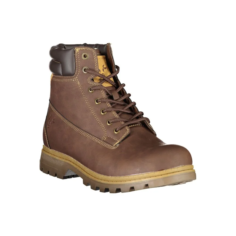 Carrera Elegant  Lace-Up Boots with Contrast Men's Detail