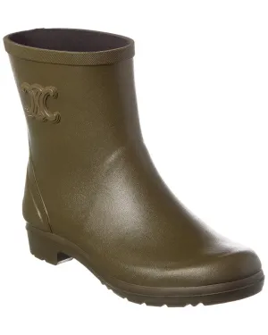 CELINE Cropped Rubber Rain Boot