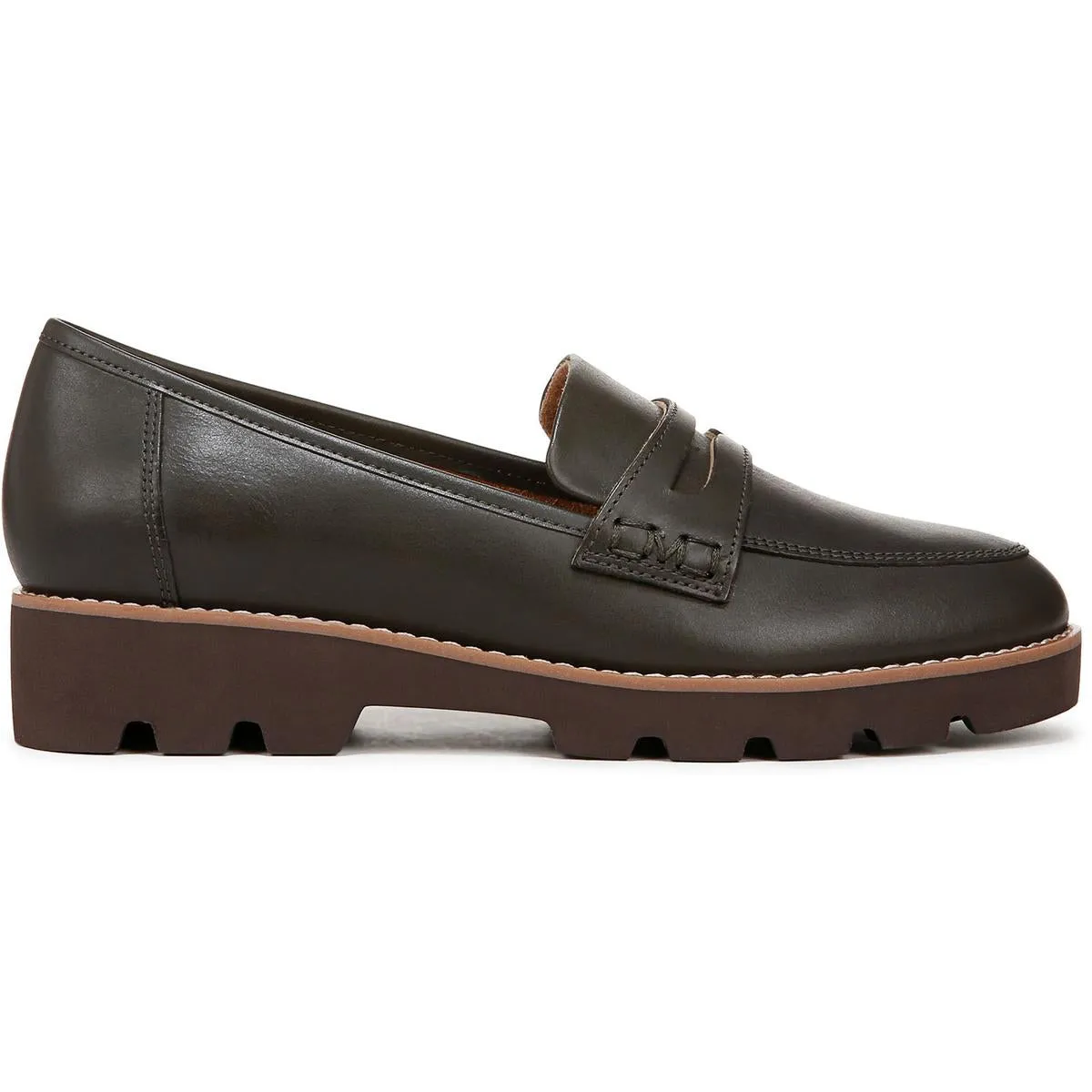 Cheryl II Womens Lugged Sole Penny Loafers