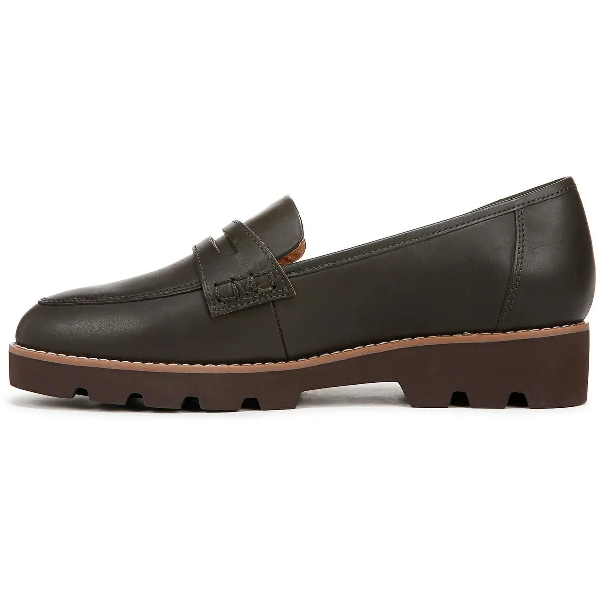 Cheryl II Womens Lugged Sole Penny Loafers