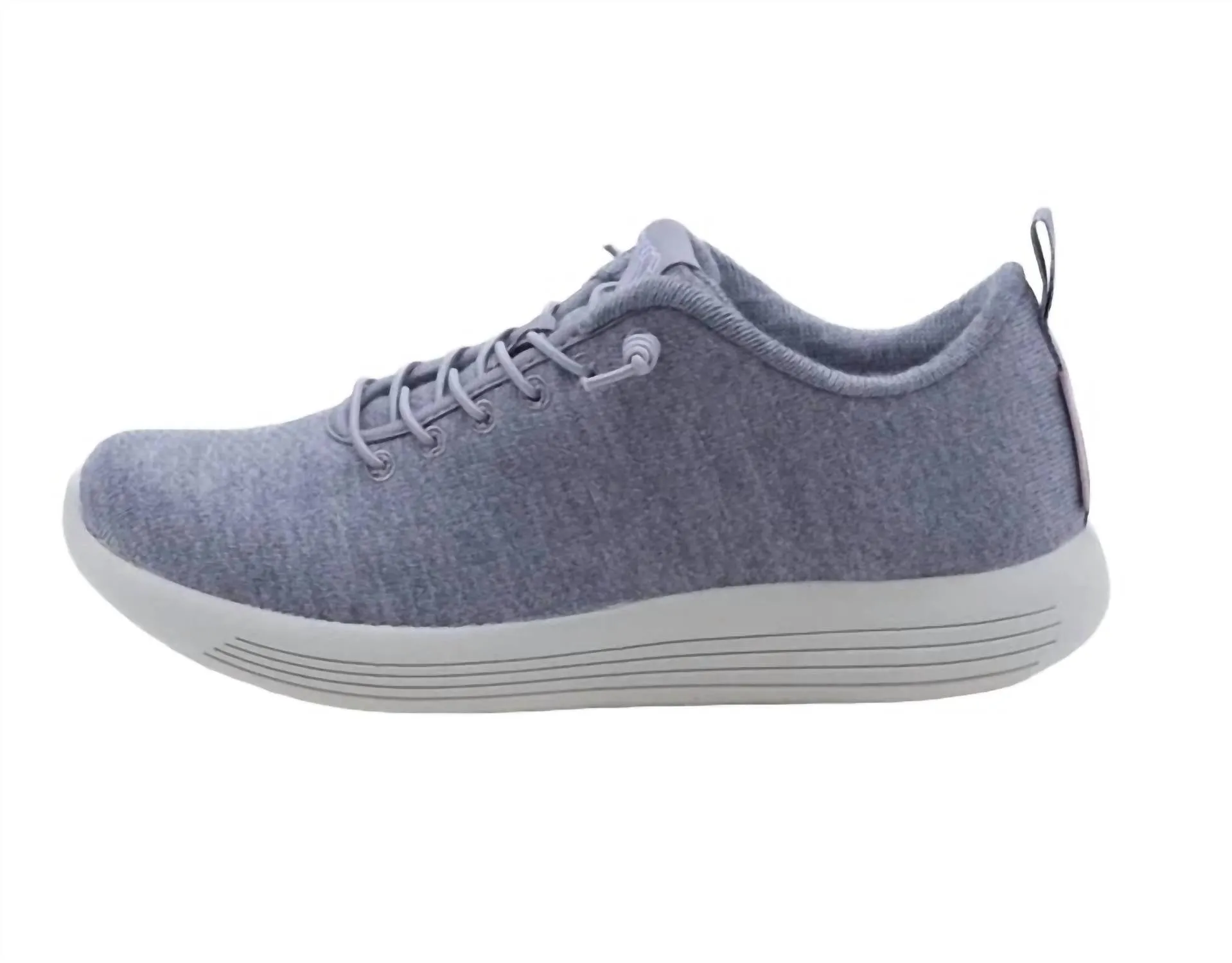 Cheviot Merino Wool Sneaker In Grey