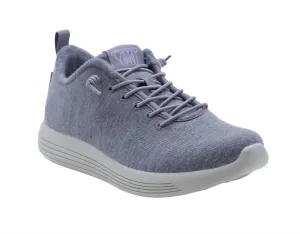 Cheviot Merino Wool Sneaker In Grey