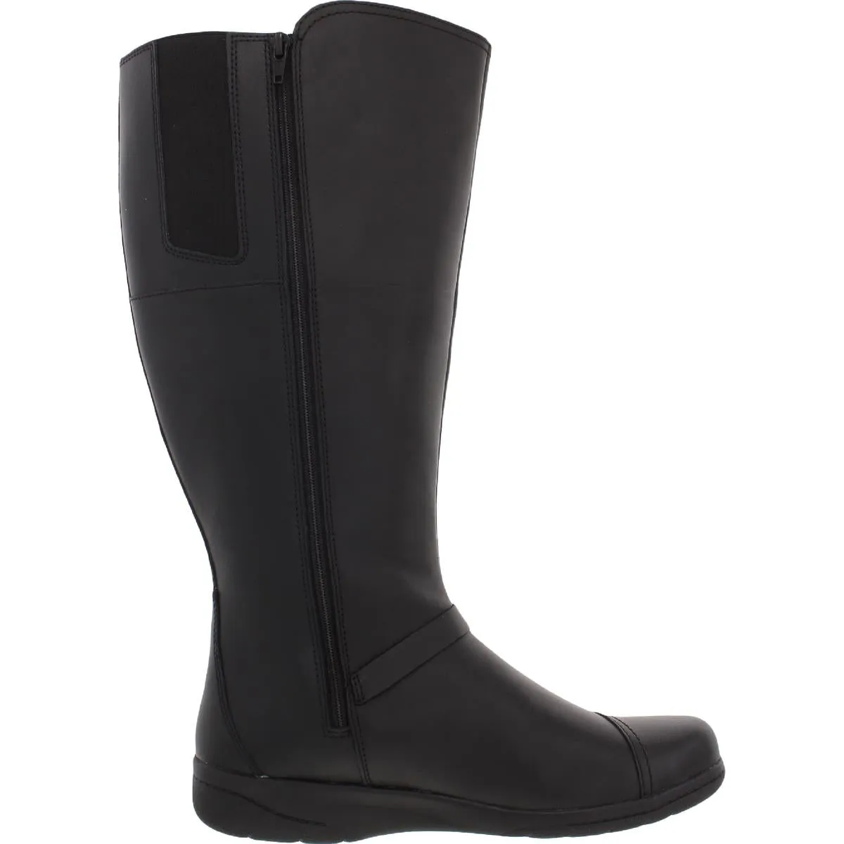 Cheyn Lindiews Womens Cold Weather Leather Mid-Calf Boots