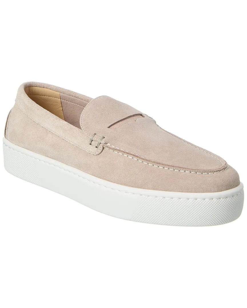 Christian Louboutin Paqueboat Suede Platform Sneaker