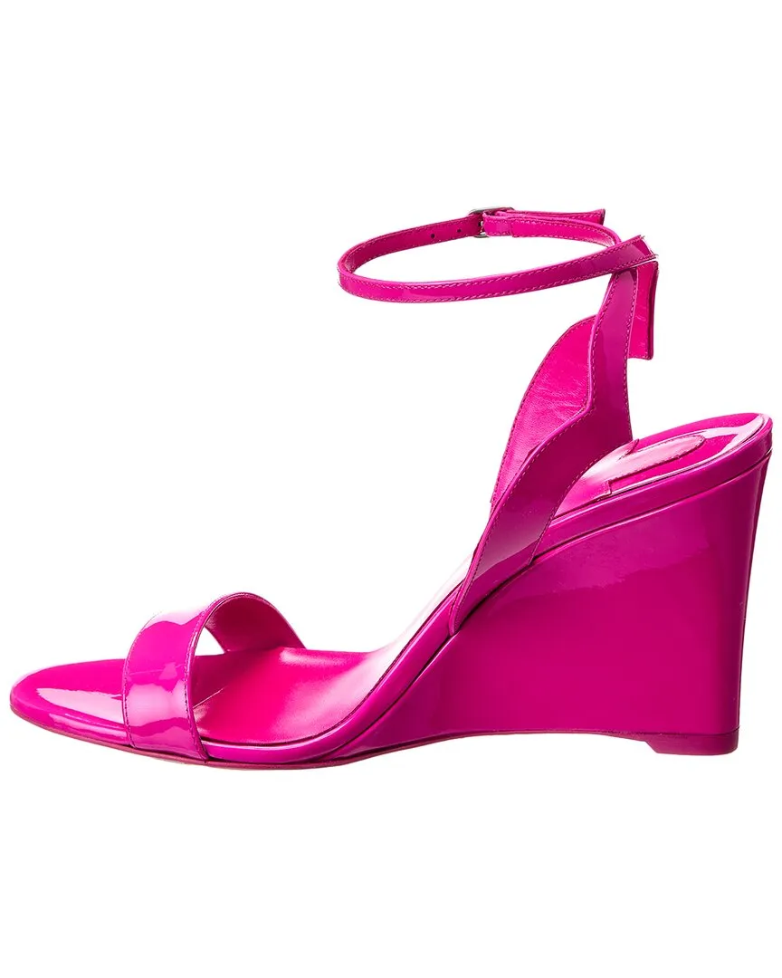Christian Louboutin Zeppa Chick 85 Patent Wedge Sandal