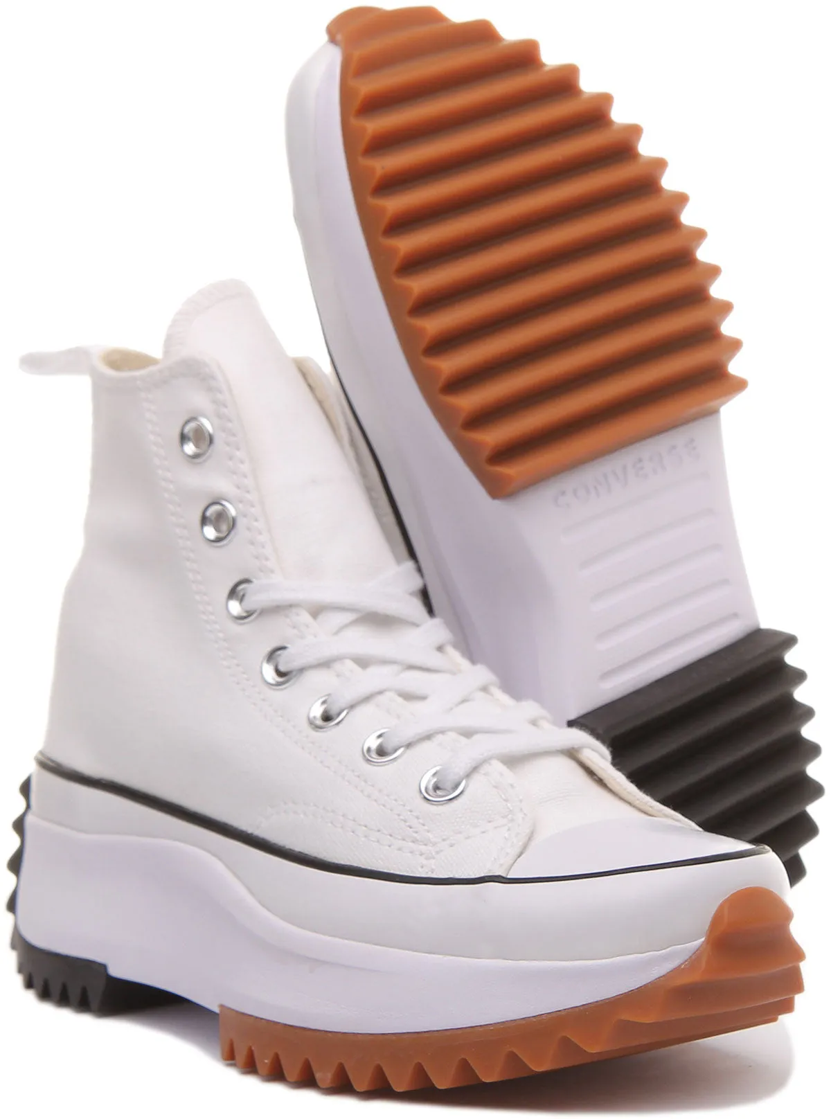 Converse 166799C All Star Hike Hi In White for Unisex Shoes Converse