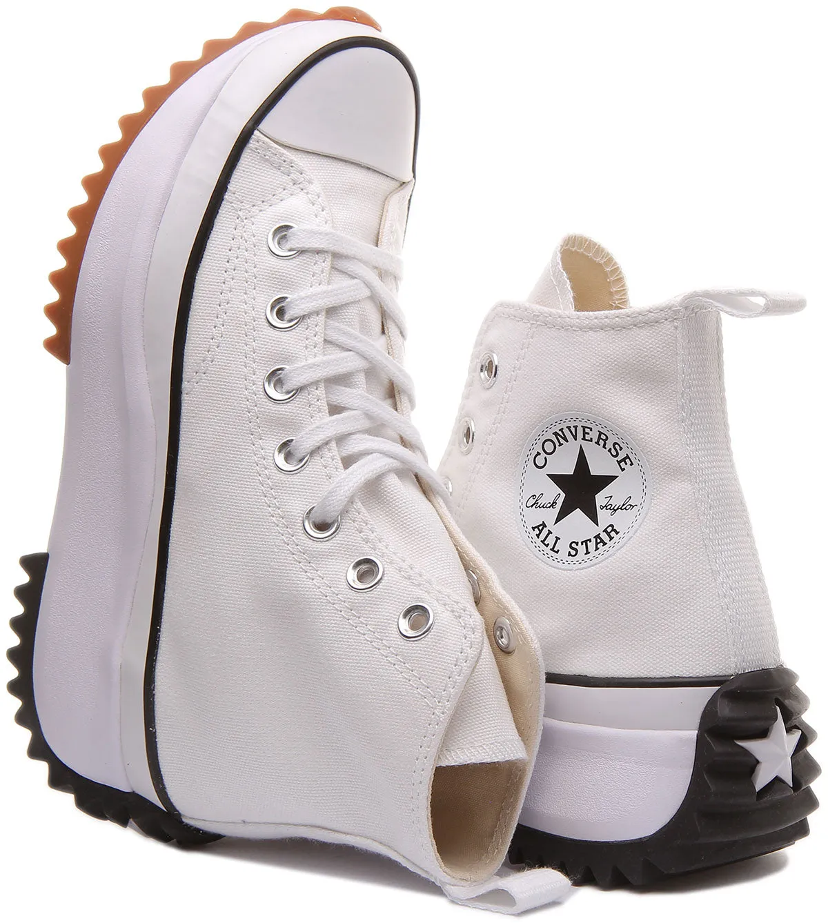 Converse 166799C All Star Hike Hi In White for Unisex Shoes Converse