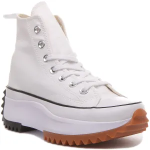 Converse 166799C All Star Hike Hi In White for Unisex Shoes Converse
