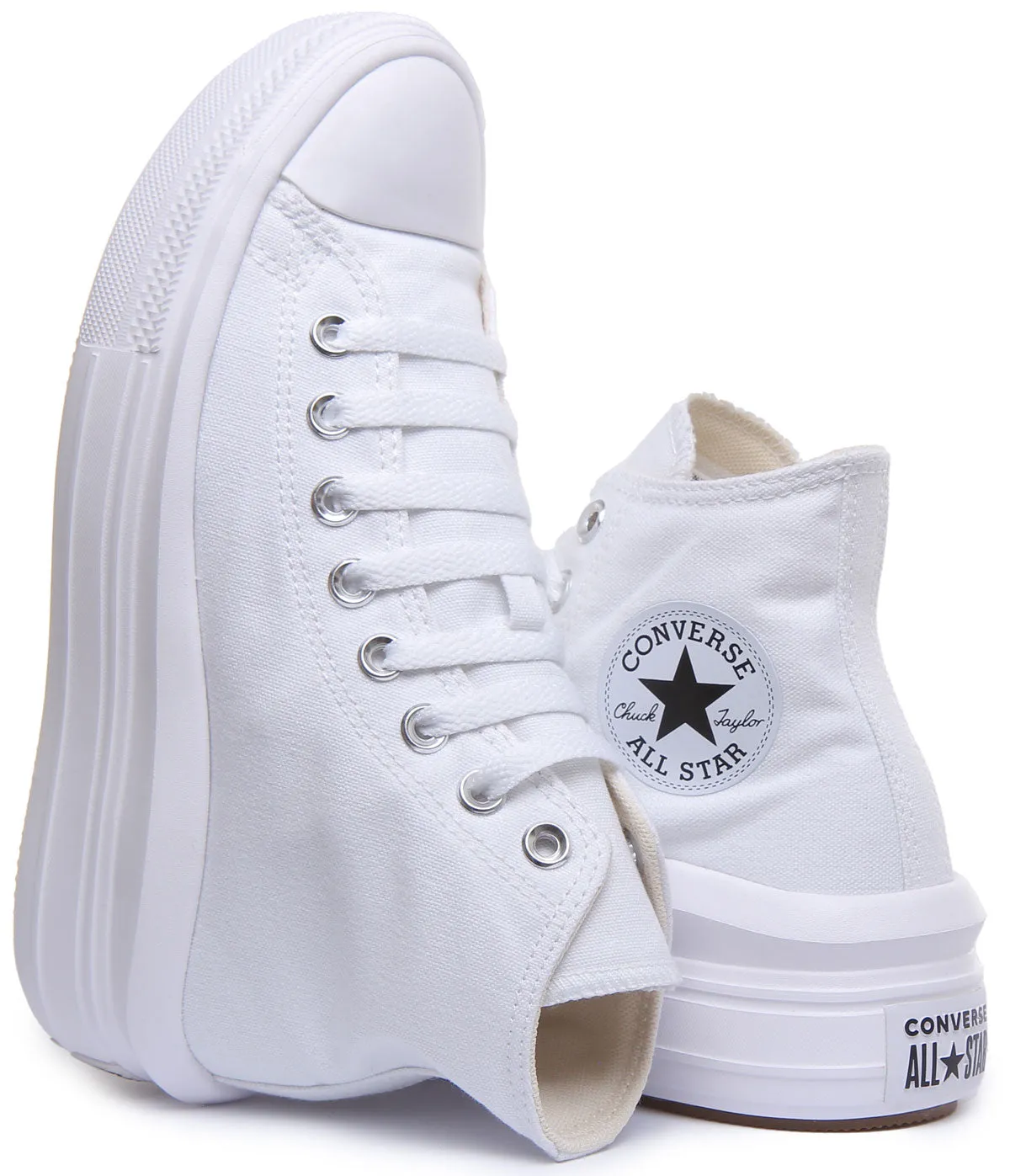 Converse 568498C CT All Star Hi Trainer In White Black For Women Shoes Converse