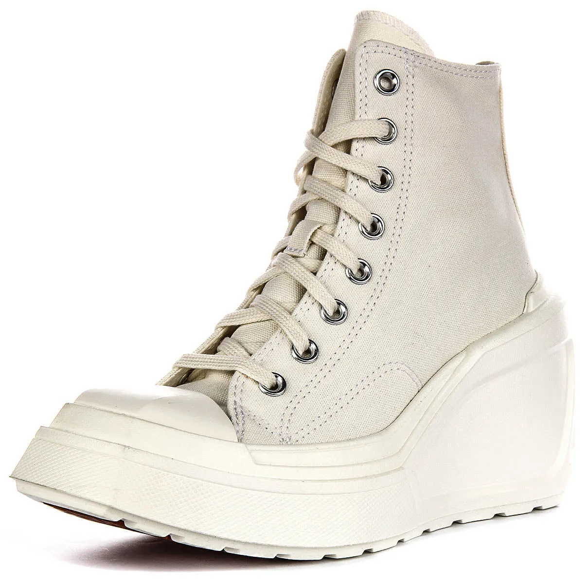 Converse A06479C De Luxe Wedge In White For Women Shoes Converse