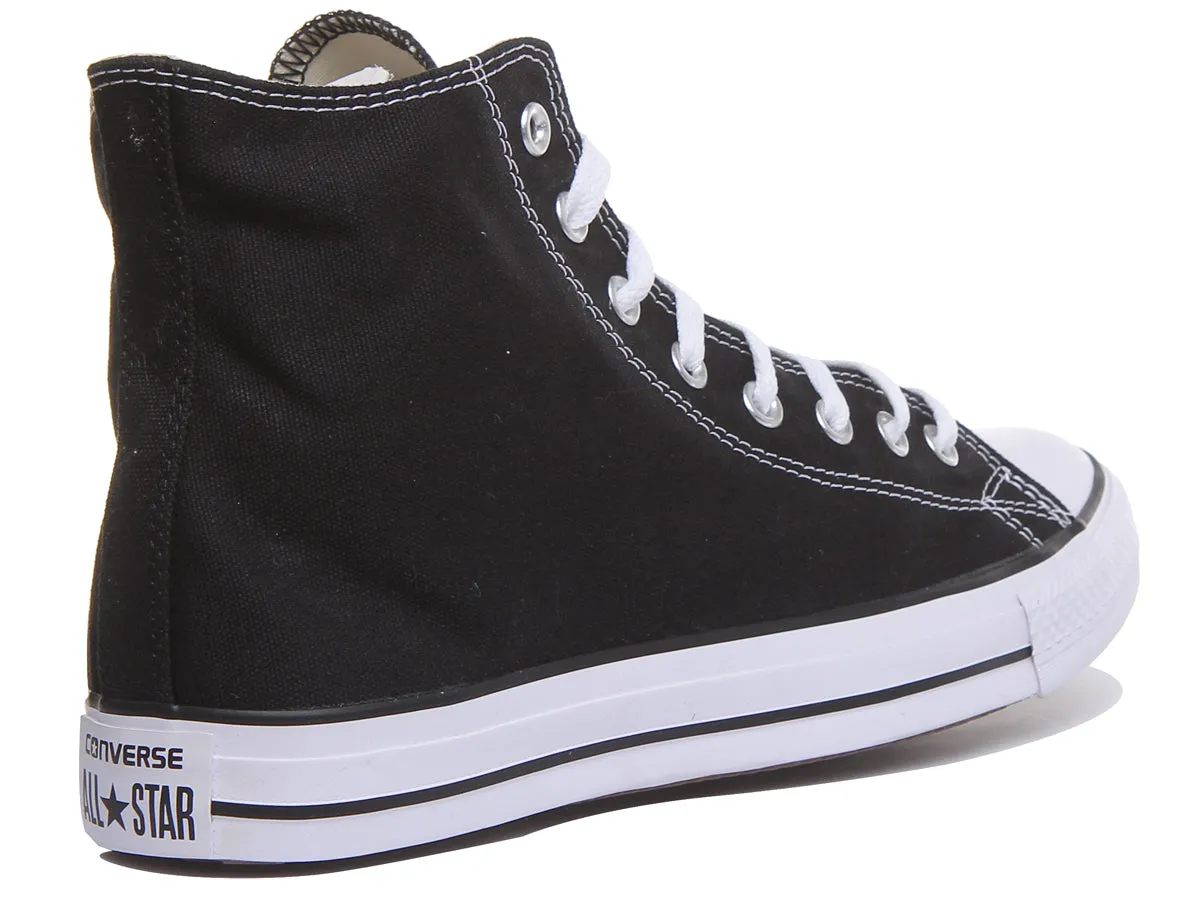 Converse All Star Hi Core Canvas Trainer In Black Shoes Converse