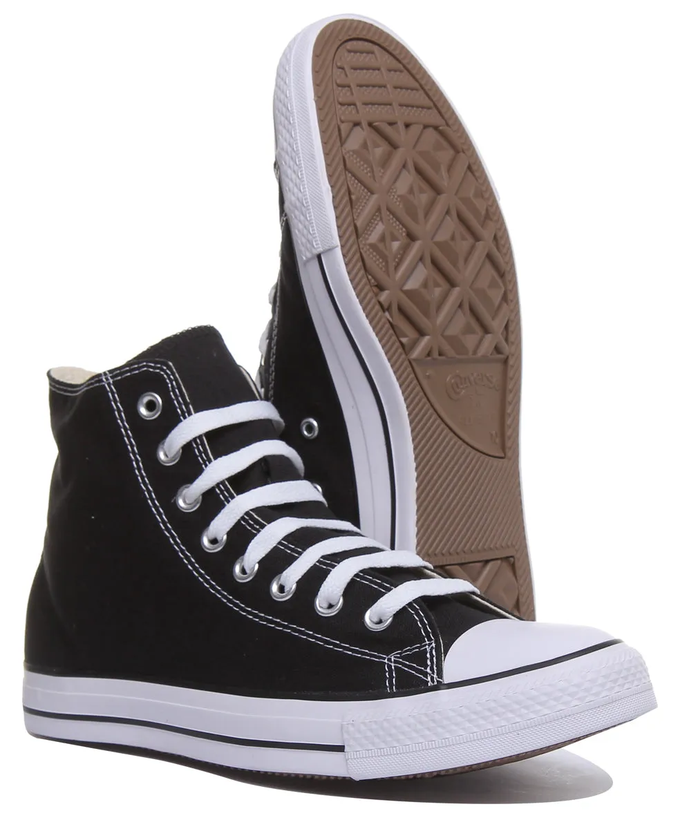 Converse All Star Hi Core Canvas Trainer In Black Shoes Converse