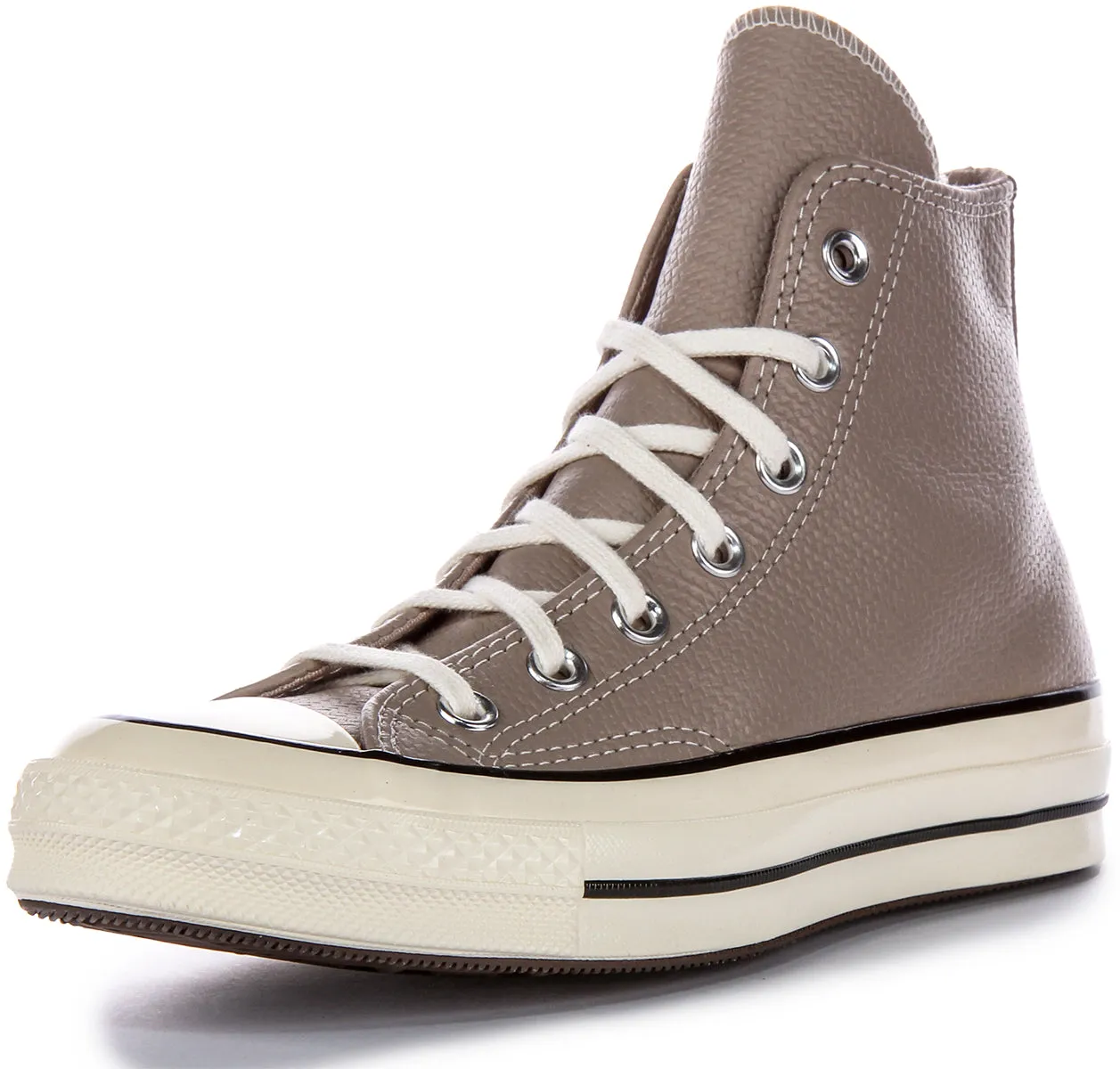 Converse Chuck 70s Hi A04579C In Grey Leather Shoes Converse