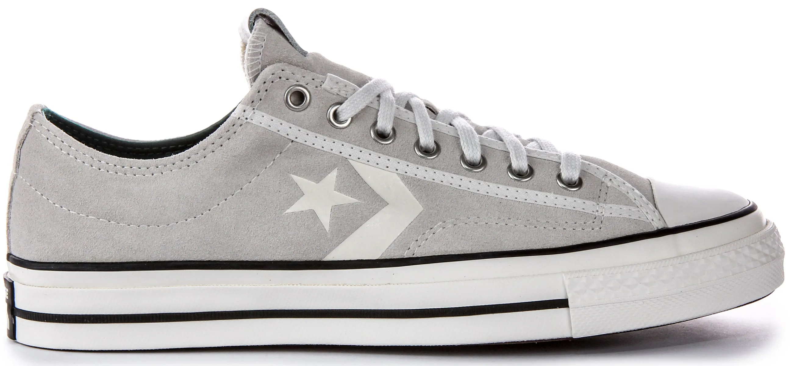 Converse Star Player 76 A05622C In Light Grey Suede Shoes Converse