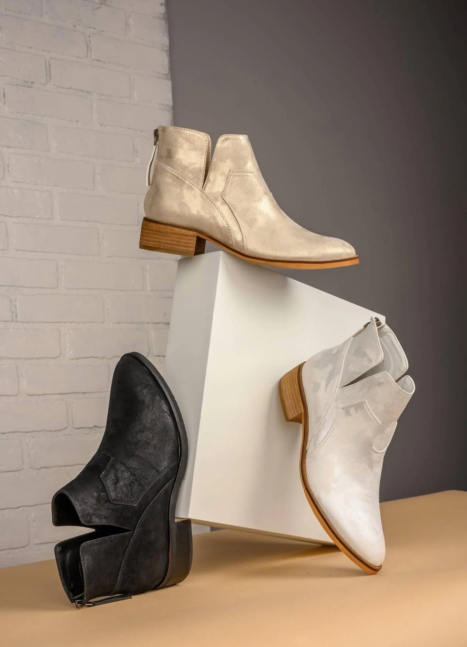 Curry Booties In White