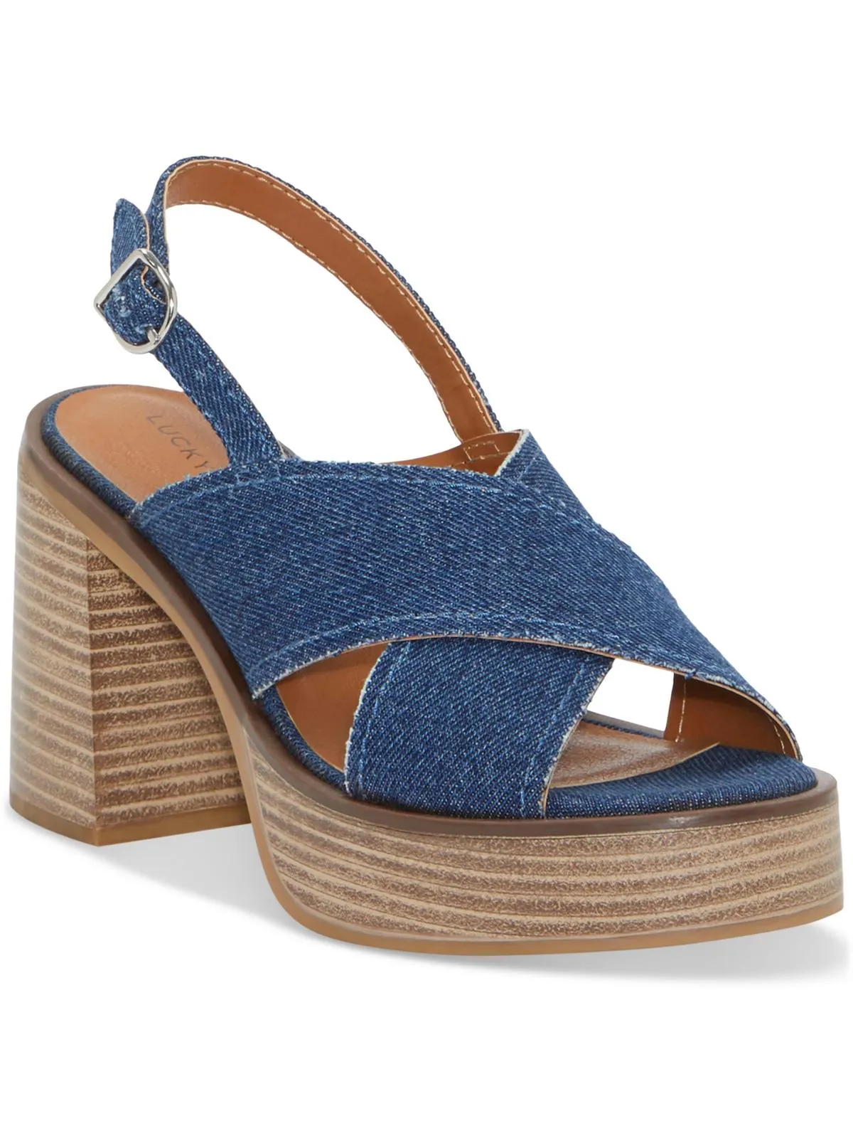Delmie Womens Block Heel
