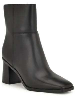 Dither Womens Zipper Square Toe Ankle Boots