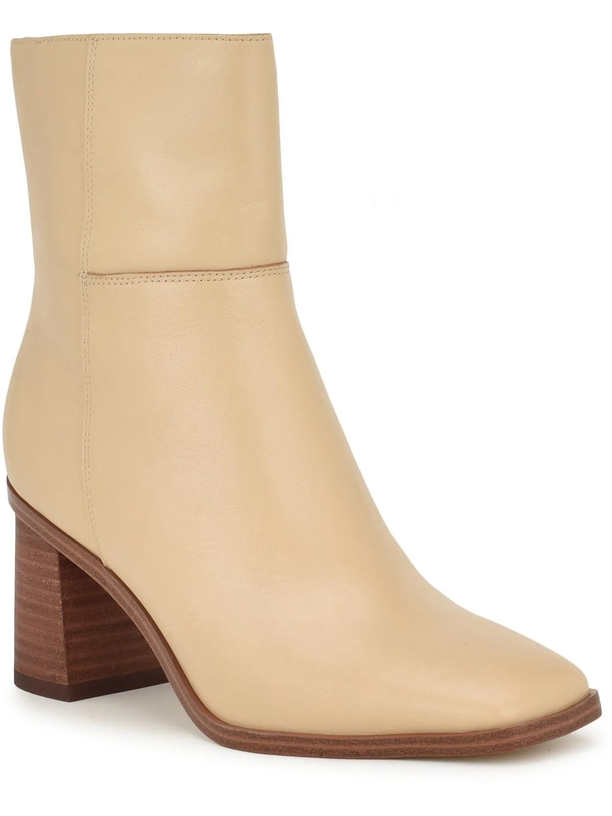 Dither Womens Zipper Square Toe Ankle Boots