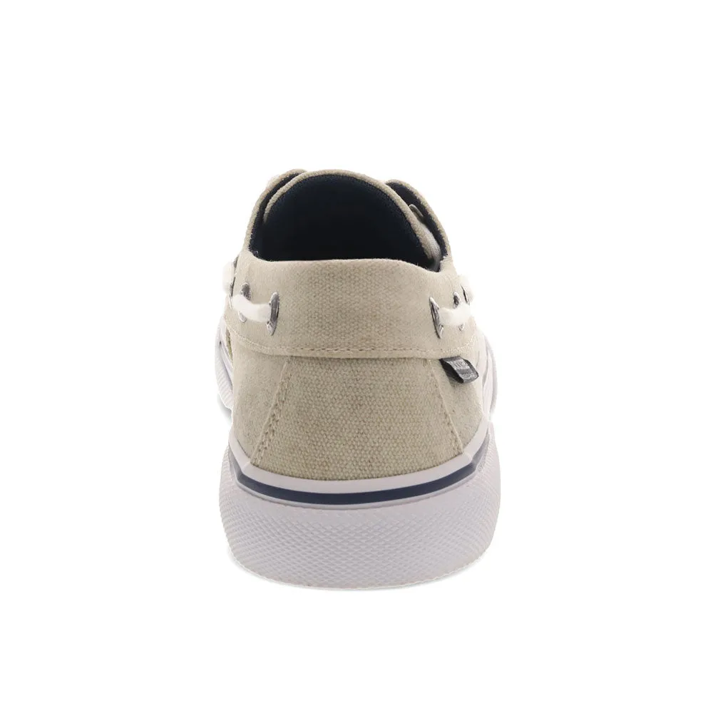 Dockers Mens Rowe Canvas Casual Lace Up Boat Shoe