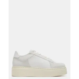 Domino White Leather