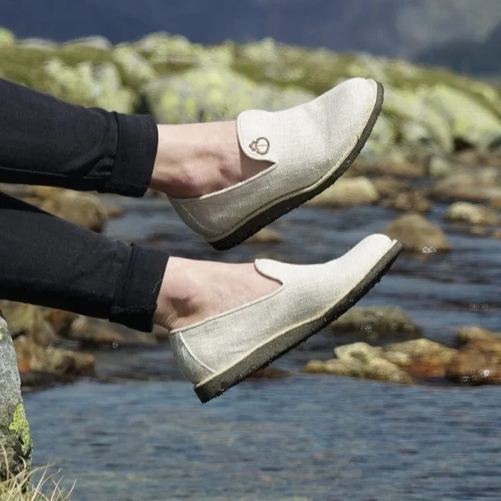 Donata Women's Organic Cotton & Linen Mocassins | Multiple Colours
