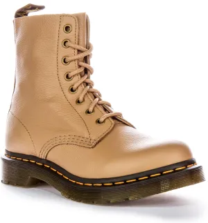 Dr Martens 1460 Pascal In Tan For Women Shoes Dr Martens