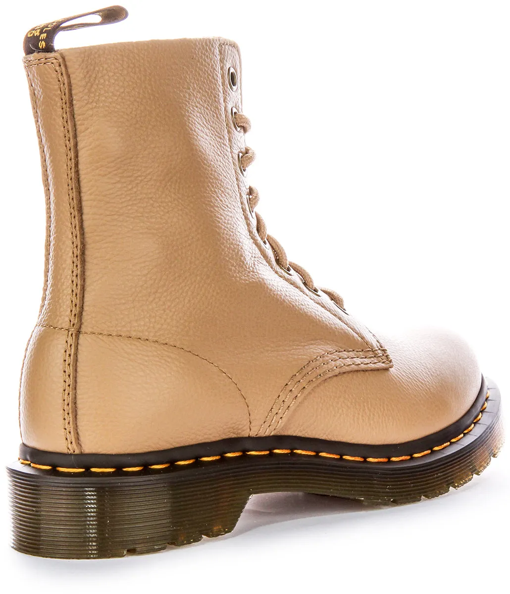 Dr Martens 1460 Pascal In Tan For Women Shoes Dr Martens