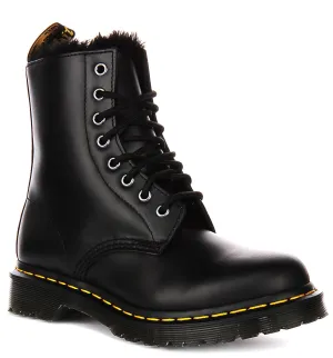 Dr Martens 1460 Serena In Dark Grey Atlas For Women Shoes Dr Martens