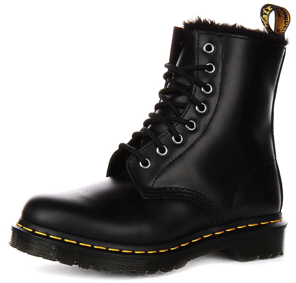 Dr Martens 1460 Serena In Dark Grey Atlas For Women Shoes Dr Martens