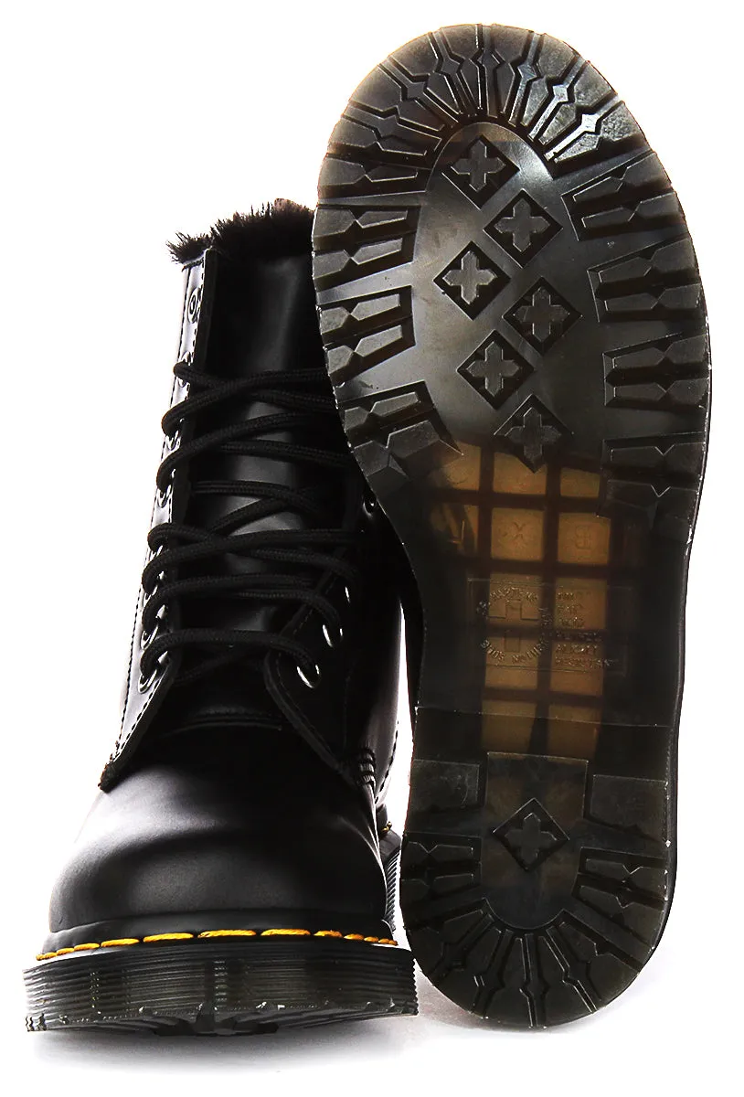 Dr Martens 1460 Serena In Dark Grey Atlas For Women Shoes Dr Martens