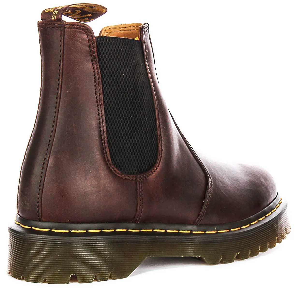 Dr Martens 2976 Bex Chelsea Crazy In Dark Brown Boots Shoes Dr Martens