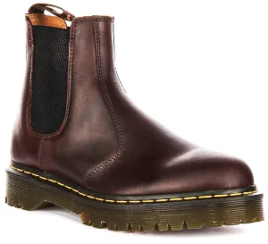 Dr Martens 2976 Bex Chelsea Crazy In Dark Brown Boots Shoes Dr Martens