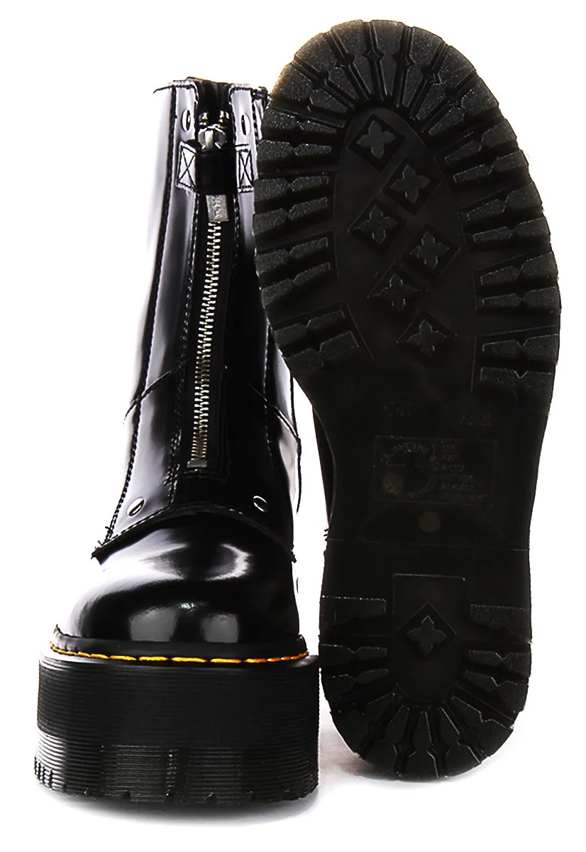 Dr Martens Jetta Hi Max In Black For Women Shoes Dr Martens