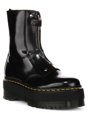 Dr Martens Jetta Hi Max In Black For Women Shoes Dr Martens