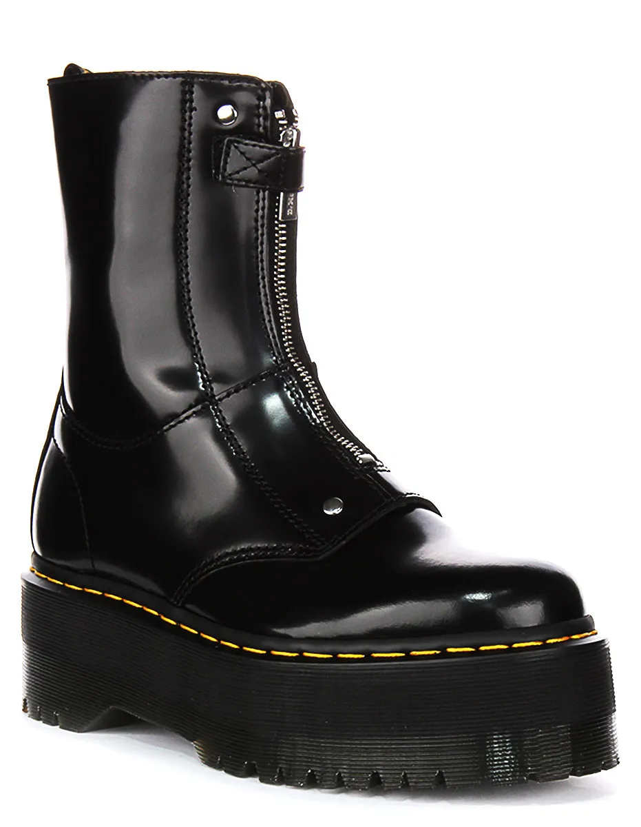 Dr Martens Jetta Hi Max In Black For Women Shoes Dr Martens