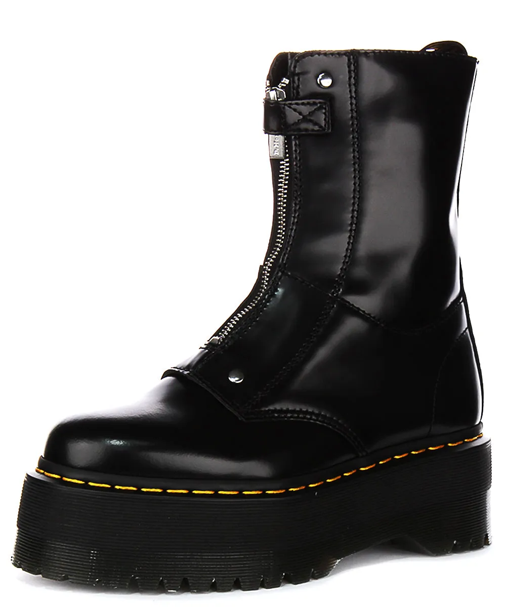 Dr Martens Jetta Hi Max In Black For Women Shoes Dr Martens