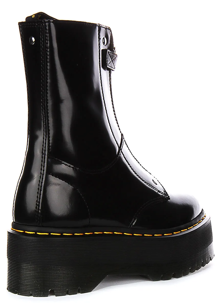 Dr Martens Jetta Hi Max In Black For Women Shoes Dr Martens