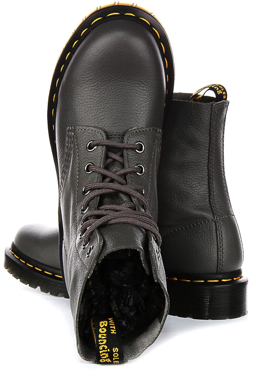 Dr Martens Pascal In Dark Grey For Women Shoes Dr Martens