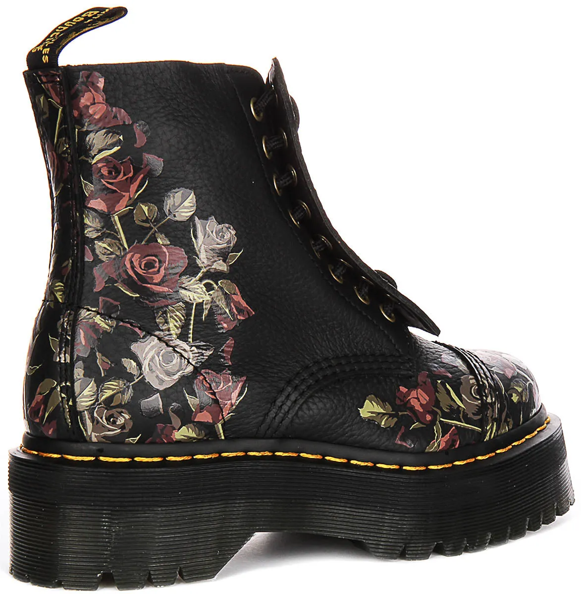 Dr Martens Sinclair Decaye In Black Flower For Women Shoes Dr Martens