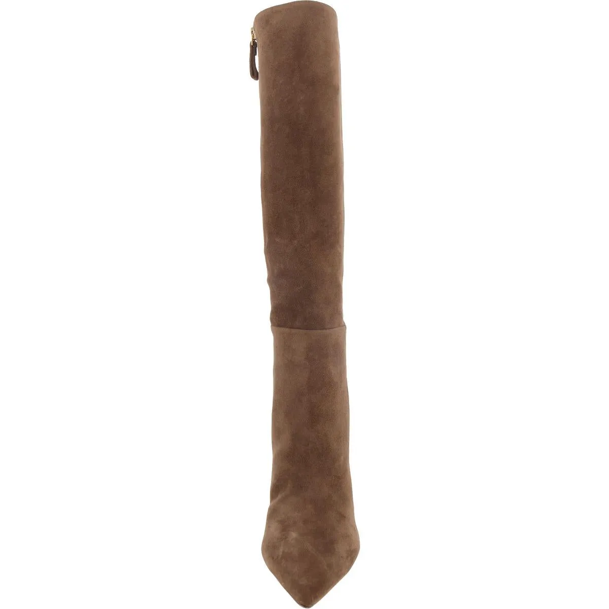 Elisa Womens Faux Suede Stacked Heel Over-The-Knee Boots