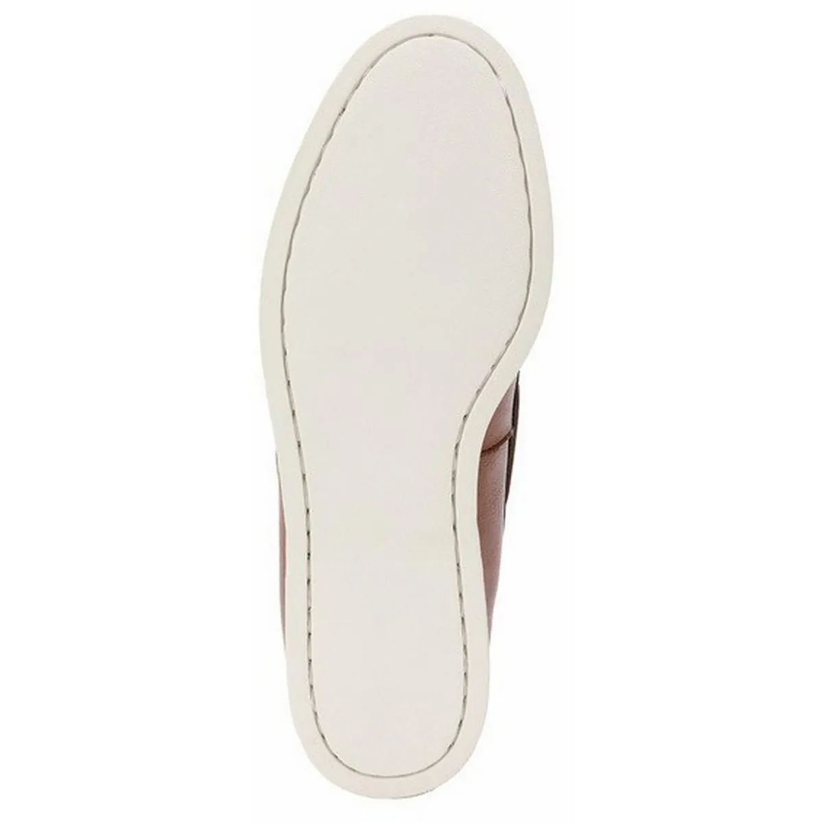 Elliot Mens Contrast Trim Faux Leather Boat Shoes