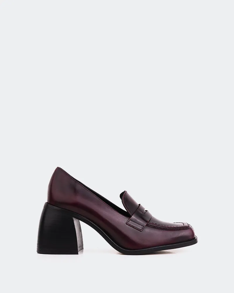 Elm Burgundy Leather