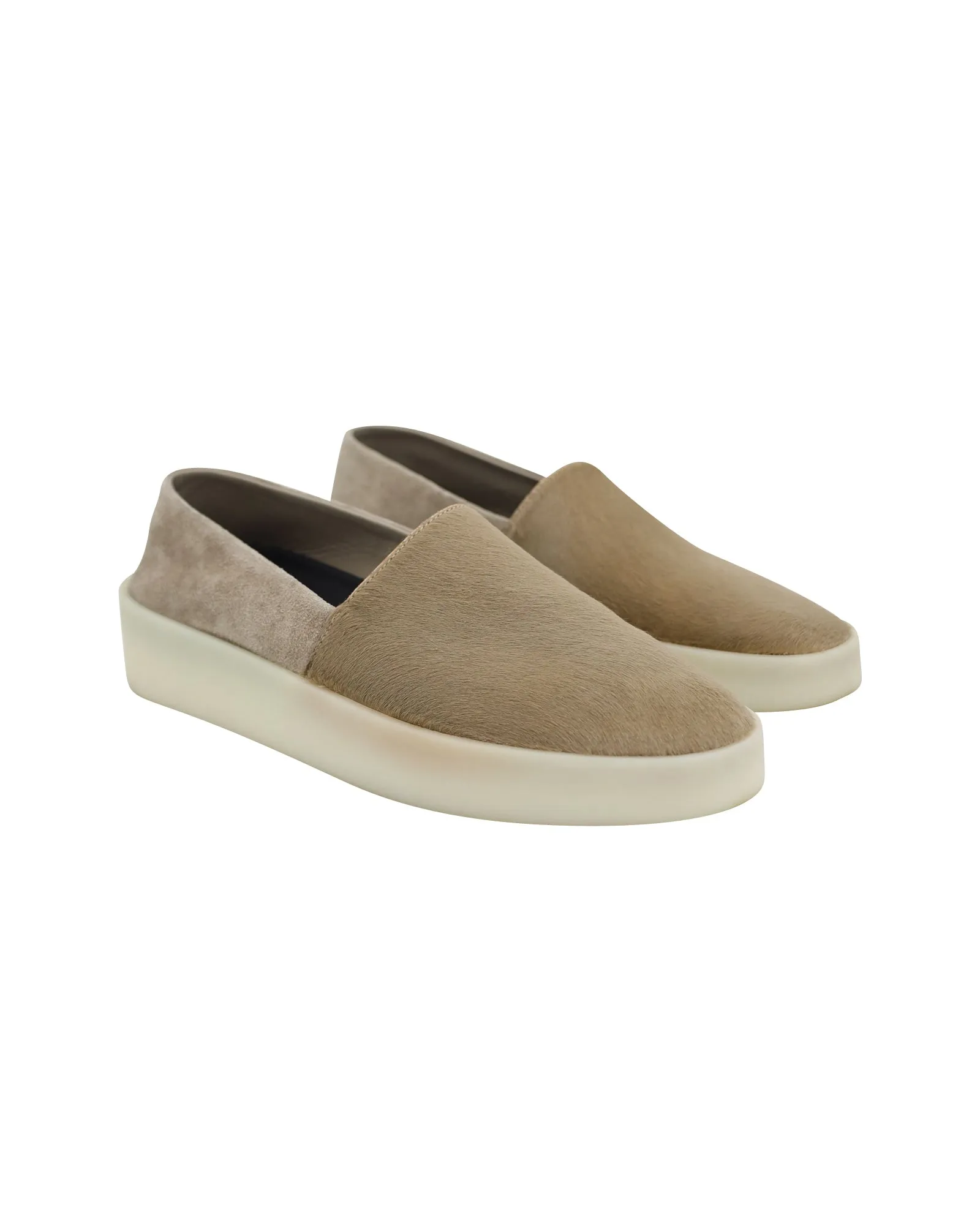 Fear of God Espa Pony Espadrilles in Beige Calfskin Leather