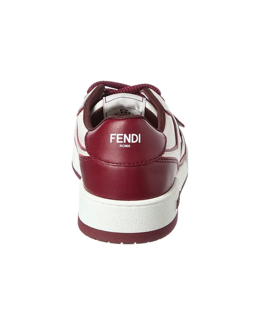 FENDI Match Leather Sneaker